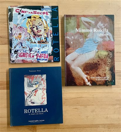 MIMMO ROTELLA - Lotto unico di 3 cataloghi