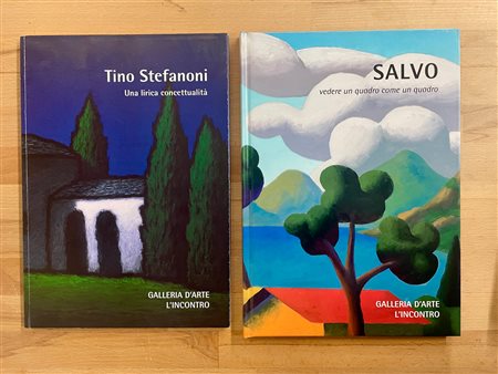 TINO STEFANONI E SALVO - Lotto unico di 2 cataloghi