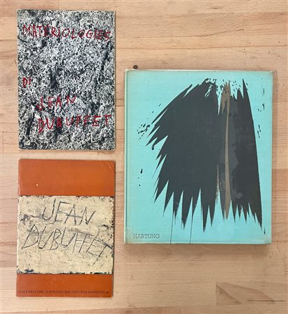 JEAN DUBUFFET E HANS HARTUNG  - Lotto unico di 3 cataloghi