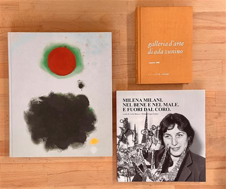 MILENA MILANI E ACTION PAINTING - Lotto unico di 3 cataloghi