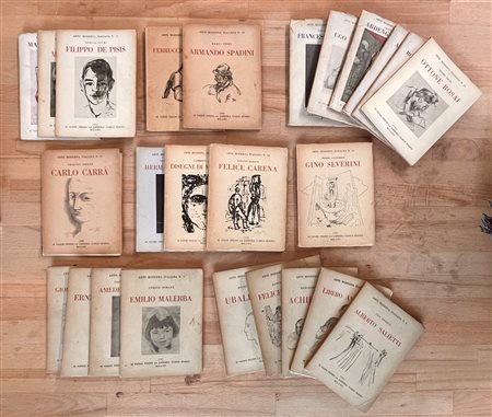 ARTE MODERNA ITALIANA E STRANIERA - Interessante lotto unico di numerosi cataloghi