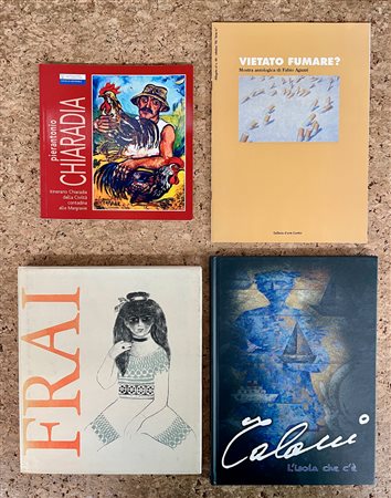 ARTE ITALIANA CONTEMPORANEA E DEL DOPOGUERRA - Lotto unico di 4 cataloghi