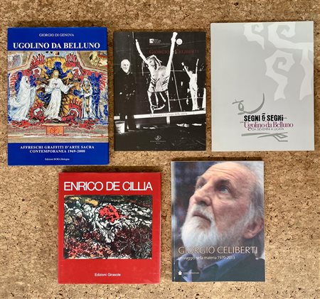 PITTURA E SCULTURA DEL XX E XXI SECOLO - Lotto unico di 5 cataloghi