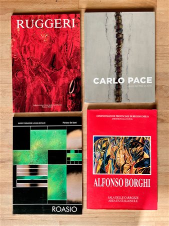 ARTE INFORMALE ITALIANA - Lotto unico di 4 cataloghi