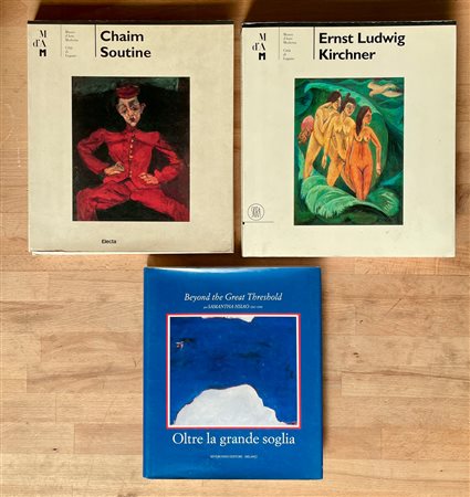 CHAIM SOUTINE E ERNEST LUDWIG KIRCHNER - Lotto unico di 3 cataloghi