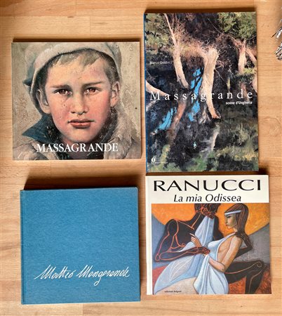 MATTEO MASSAGRANDE E LUCIO RANUCCI - Lotto unico di 4 cataloghi
