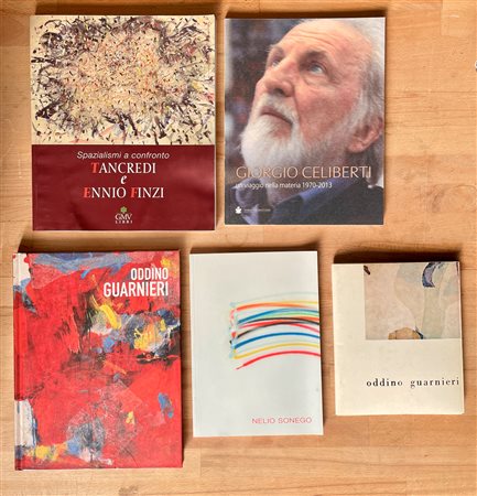 ARTISTI ITALIANI DEL DOPOGUERRA - Lotto unico di 5 cataloghi