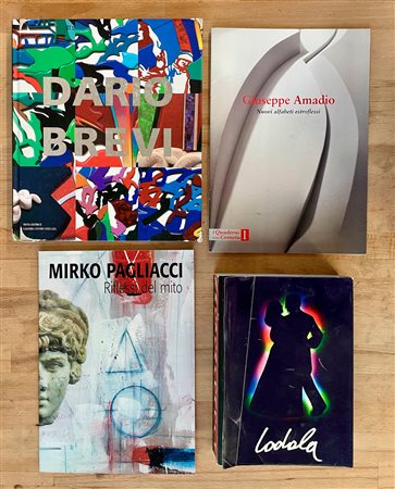 ARTE CONTEMPORANEA (LODOLA, AMADIO, BREVI, PAGLIACCI) - Lotto unico di 4 cataloghi