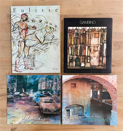 EULISSE, GIUSEPPE GAMBINO E PAOLO DEL GIUDICE - Lotto unico di 4 cataloghi
