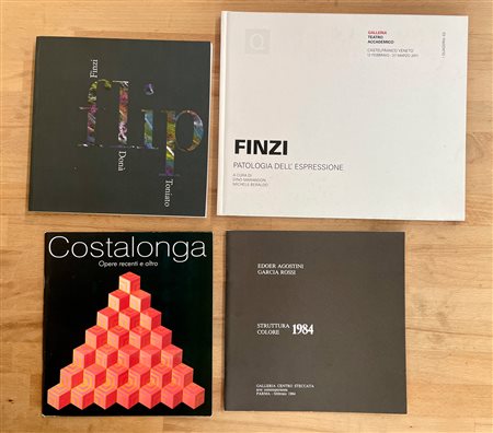 ARTE OPTICAL E CINETICA - Lotto unico di 4 cataloghi