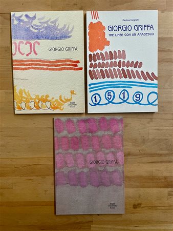 GIORGIO GRIFFA - Lotto unico di 3 cataloghi