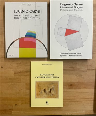 EUGENIO CARMI E RAFFAELE ROSSI - Lotto unico di 3 cataloghi: