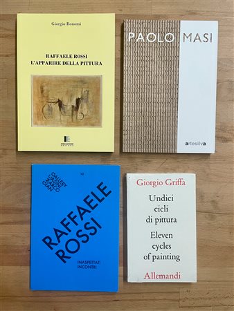 RAFFAELE ROSSI, GIORGIO GRIFFA E PAOLO MASI - Lotto unico di 4 cataloghi