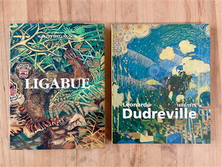 ANTONIO LIGABUE E LEONARDO DUDREVILLE - Lotto unico di 2 cataloghi