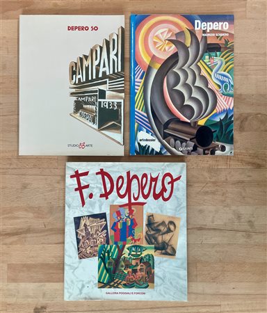 FORTUNATO DEPERO - Lotto unico di 3 cataloghi