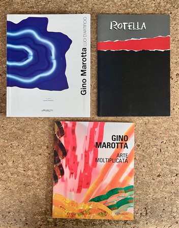 MIMMO ROTELLA E GINO MAROTTA - Lotto unico di 3 cataloghi