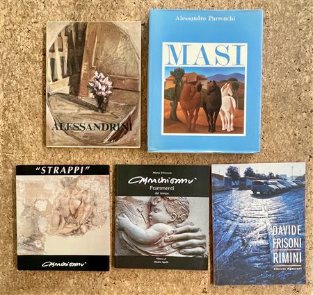 ARTA ITALIANA DEL XX E XXI SECOLO - Lotto unico di 5 cataloghi