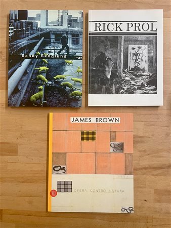 JAMES BROWN, SANDY SKOGLUND E RICK PROL - Lotto unico di 3 cataloghi