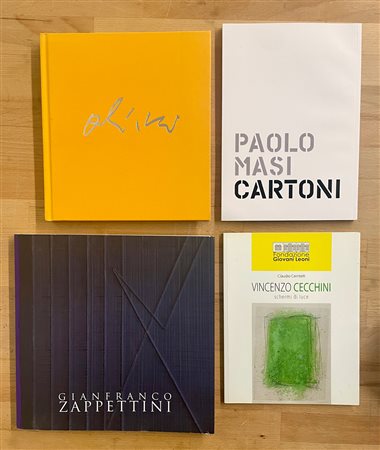 ARTISTI ITALIANI DEL DOPOGUERRA - Lotto unico di 4 cataloghi