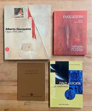 PITTORI ITALIANI DEL XXI SECOLO - Lotto unico di 4 cataloghi