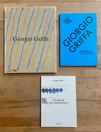 GIORGIO GRIFFA - Lotto unico di 3 cataloghi