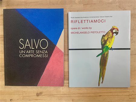 SALVO E MICHELANGELO PISTOLETTO - Lotto unico di 2 cataloghi