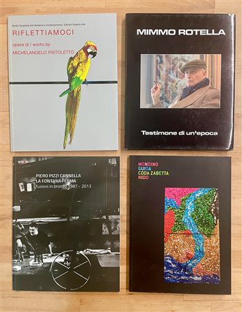 ARTISTI ITALIANI DEL XX E XXI SECOLO - Lotto unico di 4 cataloghi