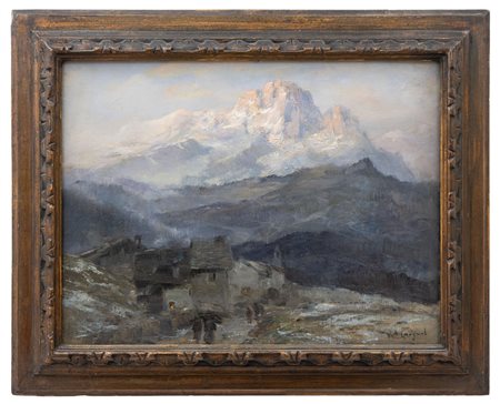 Vittore Antonio Cargnel - "Paesaggio Bellunese"