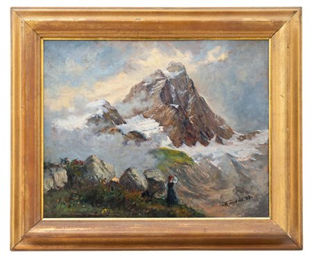 Anna Tallone - "Cervino Al Tramonto"