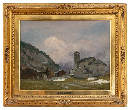 Carlo Bossone - "Macugnaga Isella in primavera"