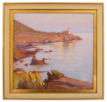 Renuccio Renucci - "Marina a Livorno"