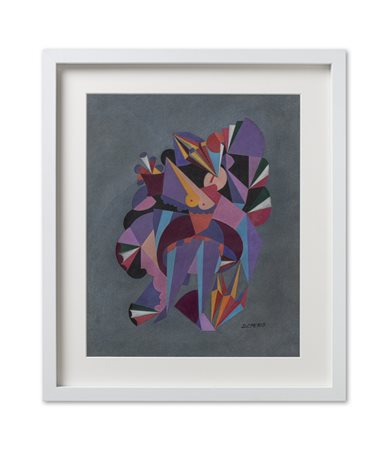 DEPERO FORTUNATO (1892 - 1960) - IL CANTO DELL’USIGNOLO (1916 ca).