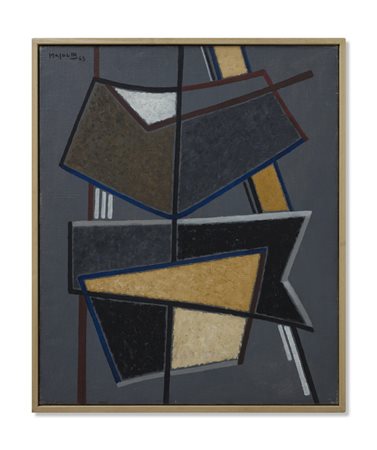 MAGNELLI ALBERTO (1888 - 1971) - SUR FOND GRIS N.10.