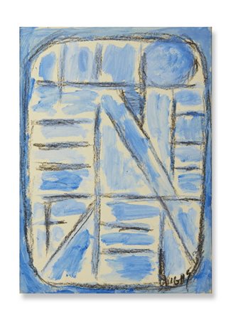 VIGAS OSWALDO (1926 - 2014) - ESTUDIO EN AZUL.
