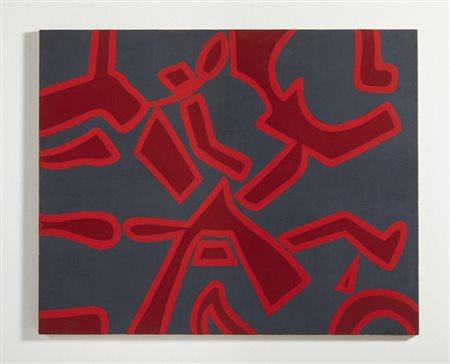 ACCARDI CARLA (1924 - 2014) - DUE ROSSI CON GRIGIO.