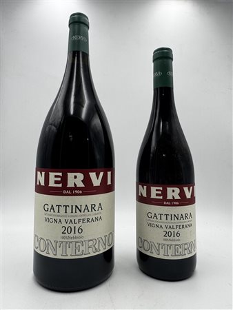  
Nervi Conterno Gattinara Vigna Val Ferrana 2016 1 Magnum e 1 Bottiglia 2016
Gattinara DOCG 1.5 Lt e 75 cl