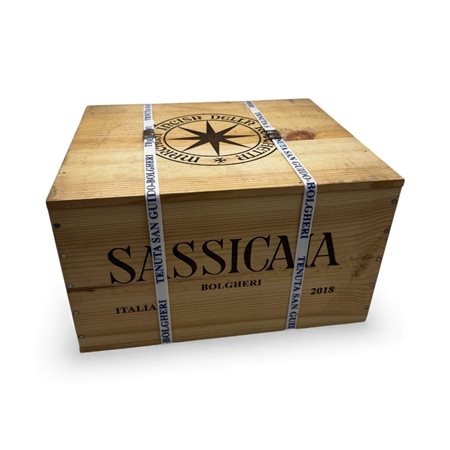 Tenuta San Guido  
Tenuta San Guido Bolgheri Sassicaia 2018 OWC Sigillata 2018
Toscana IGT 75 cl
