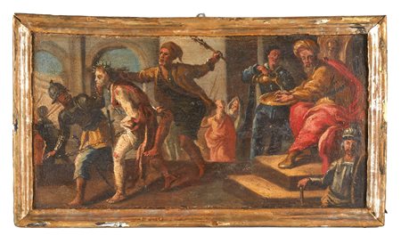  
"Incoronazione di spine" 
Olio su tavola Cm 24,5x47,5