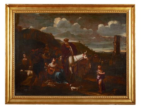  
"Il viaggio di Abramo" XVI secolo
Olio su tela Cm 97x74