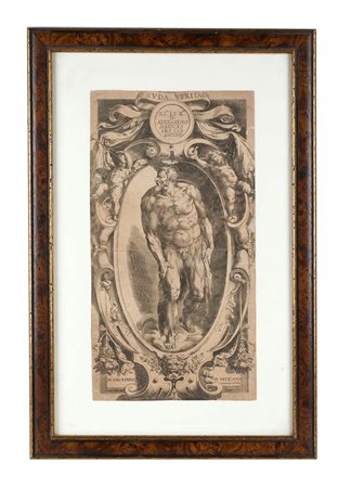 Cherubino  Alberti (Borgo San Sepolcro, 1553 - Roma, 1615) 
"Nuda Veritas" 
 Cm lastra: 43x22