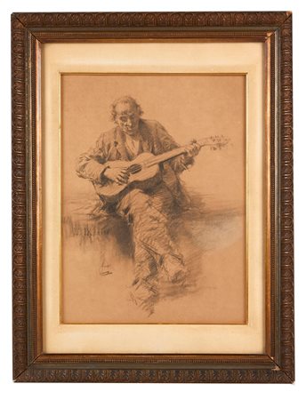  
"Suonatore di chitarra" 
 Cm 38x48