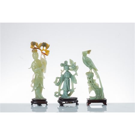 MANIFATTURA ORIENTALE DEL XX SECOLO, Tre sculture