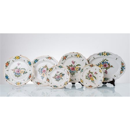 MANIFATTURA EUROPEA DEL XIX SECOLO, Sei piatti