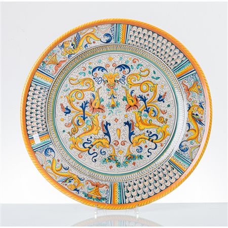 MANIFATTURA DERUTA DEL XX SECOLO, Grande piatto