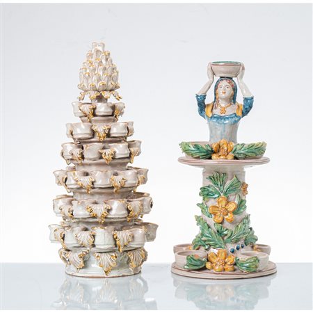 MANIFATTURA SICILIANA DELLA FINE DEL XX SECOLO, Due lumiere