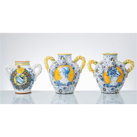 MANIFATTURA ITALIANA DELLA SECONDA METÀ DEL XX SECOLO, 3 orci