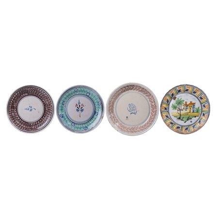 MANIFATTURA SICILIANA DEL XIX SECOLO, Quattro fangotti