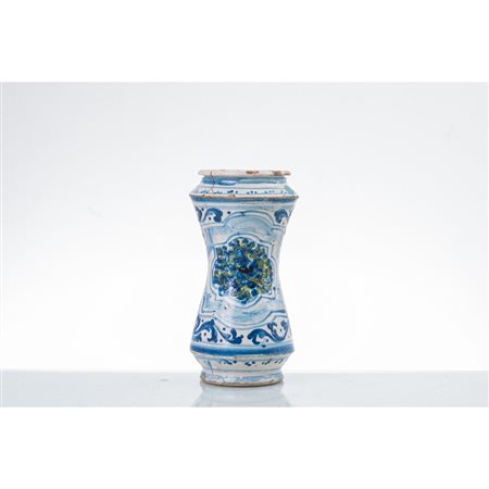 MANIFATTURA DI CALTAGIRONE DEL XVIII SECOLO, Albarello