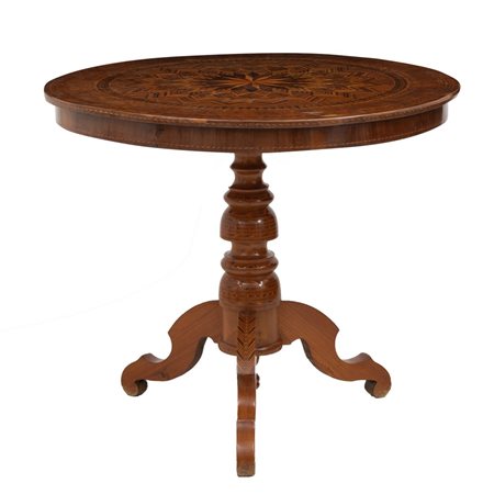 MANIFATTURA ITALIANA DEL XIX SECOLO, Tavolino Sorrentino