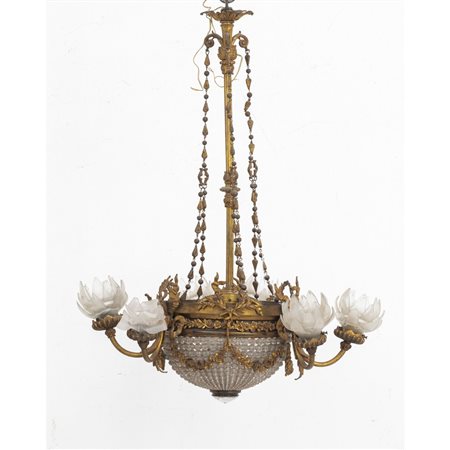 MANIFATTURA ITALIANA DEL XX SECOLO, Lampadario